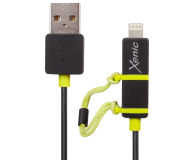 KABEL MICRO USB/LIGHTNING 1,2m XENIC - 1386742 - zdjęcie 1